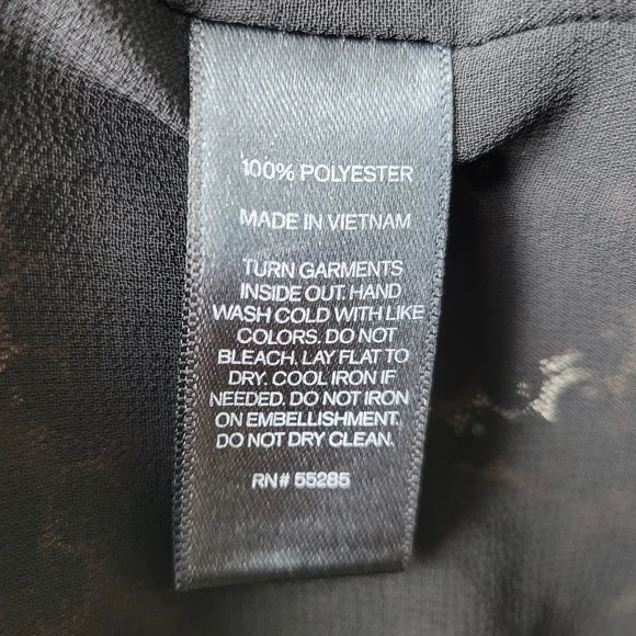 NWOT Express Black Sequin Tank Top - Picture 11 of 12